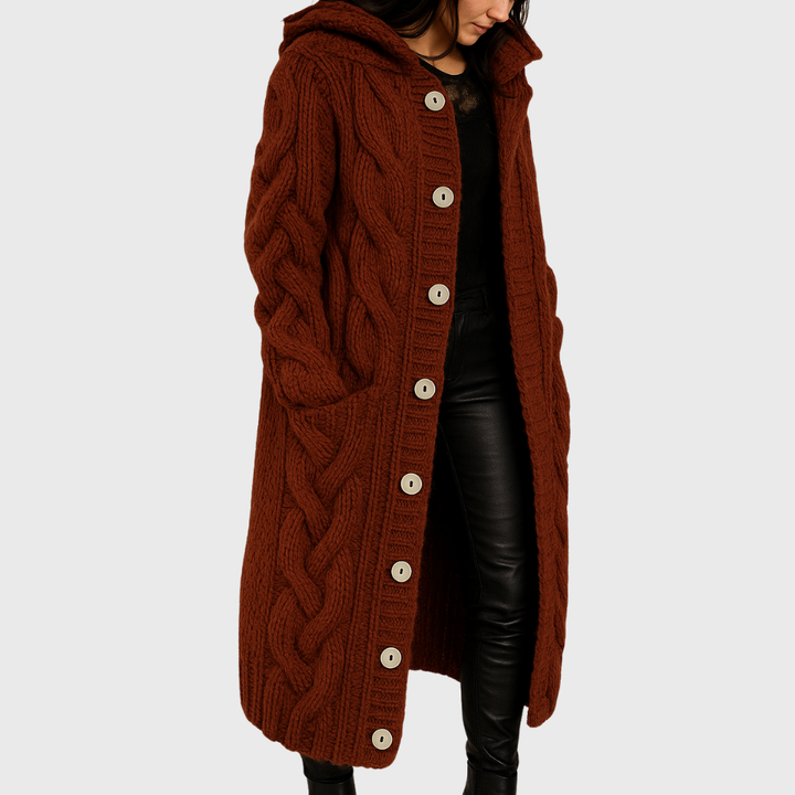 Kvinnors Cardigan | Lång längd