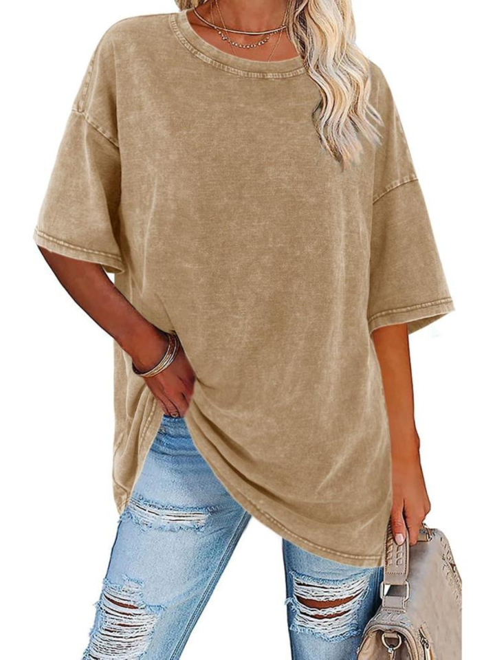 Dam T-Shirt | Oversized Vintage Tvätt