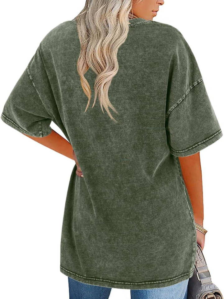 Dam T-Shirt | Oversized Vintage Tvätt