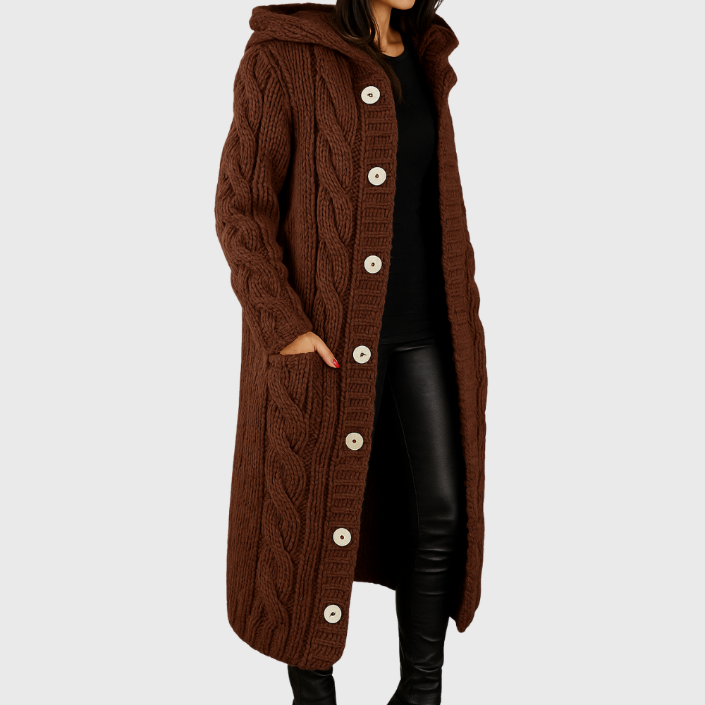 Kvinnors Cardigan | Lång längd