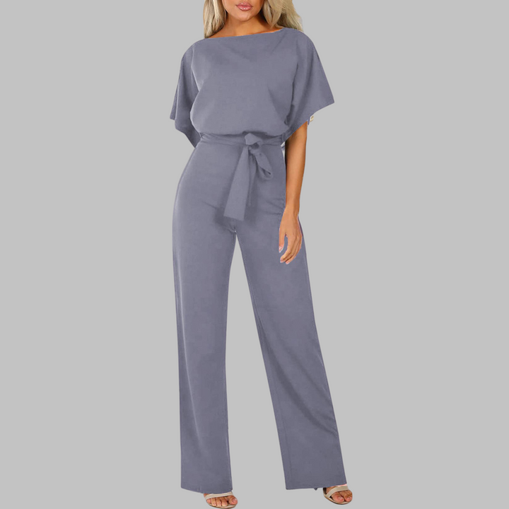 Kvinnors Vida Byxdress | Med Bälte och Fladdermusärmar