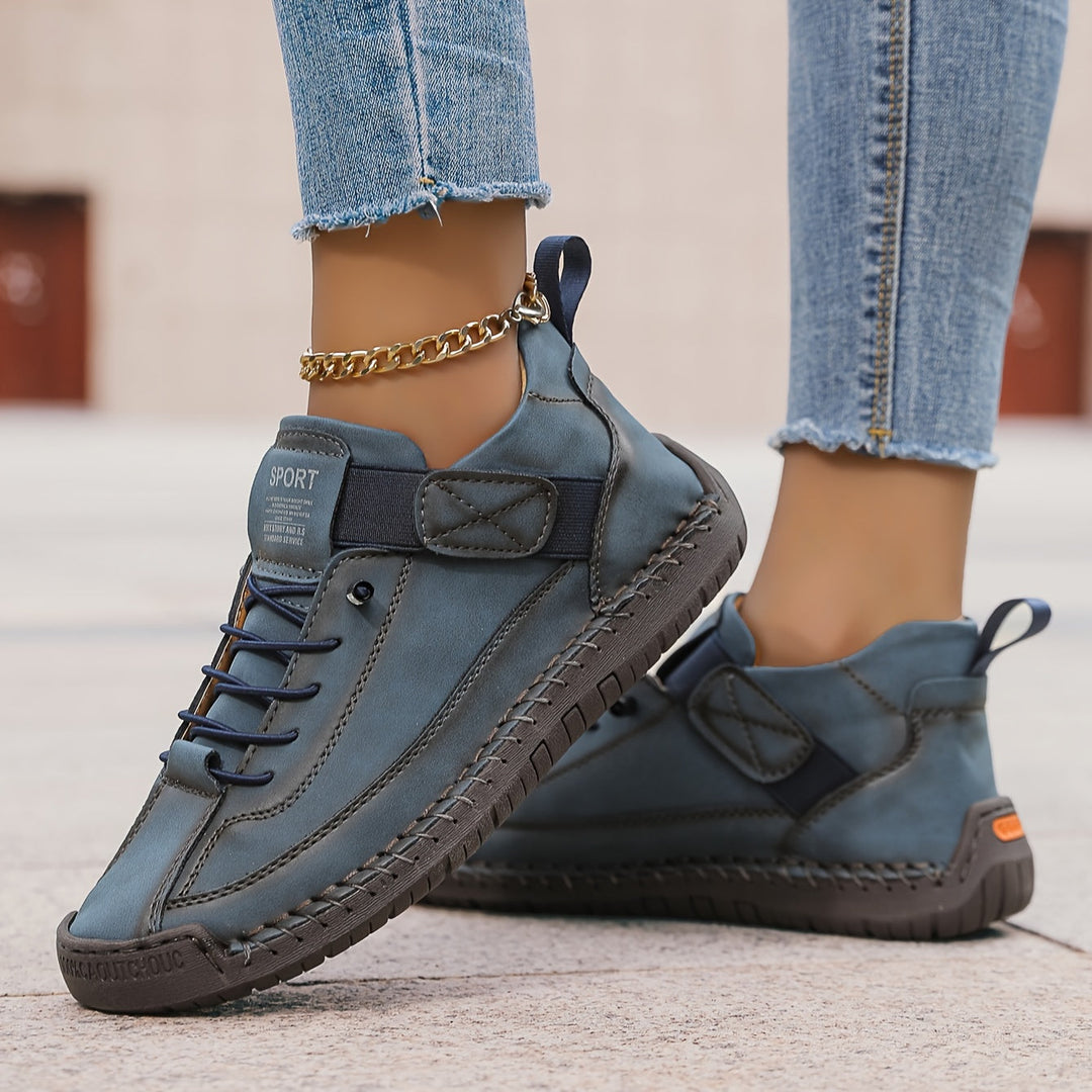Sneakers För Kvinnor | Låg Klipp Snörningsdesign