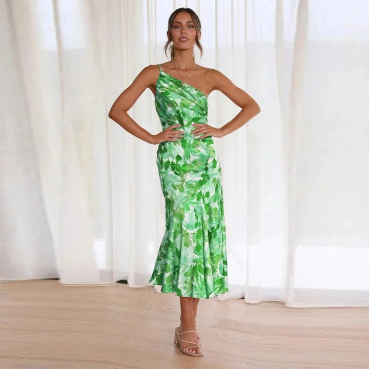 Kvinnors Klänning | Draperad Bodice Design