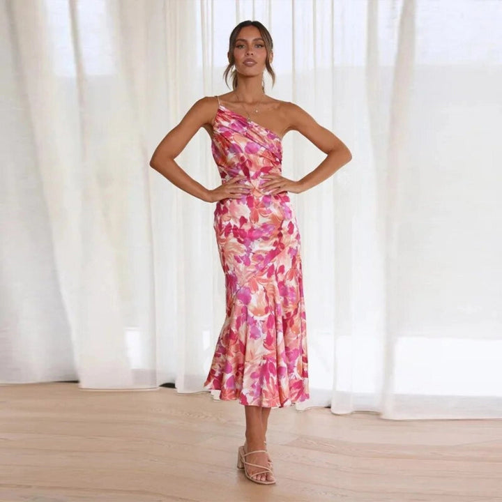 Kvinnors Klänning | Draperad Bodice Design