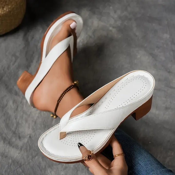 Sandaler för kvinnor | Öppen tå Slip-On