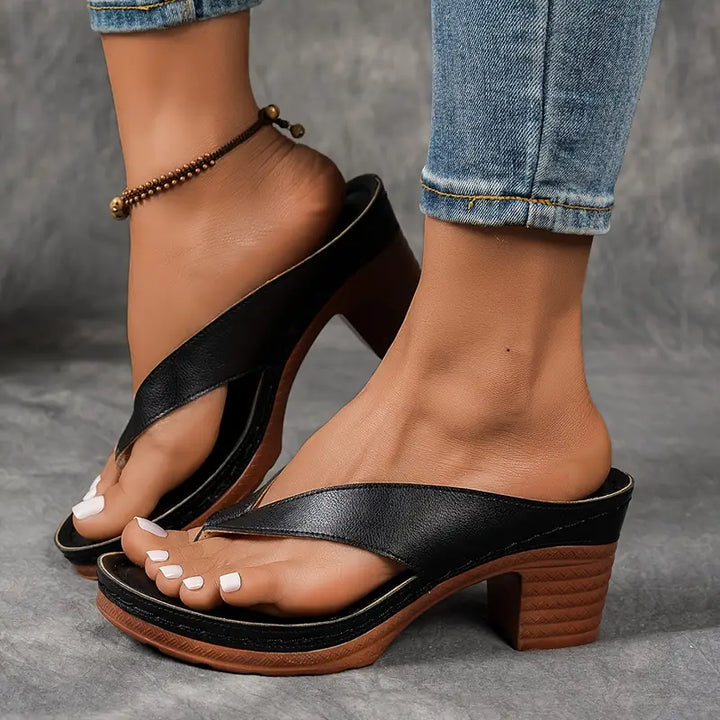 Sandaler för kvinnor | Öppen tå Slip-On