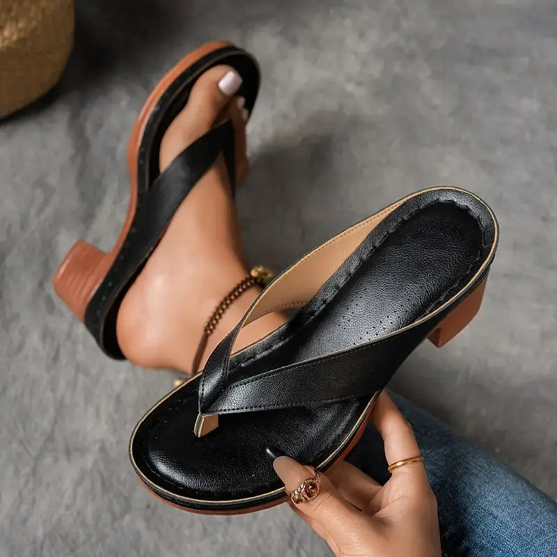 Sandaler för kvinnor | Öppen tå Slip-On