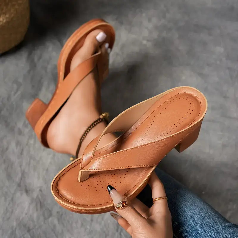 Sandaler för kvinnor | Öppen tå Slip-On