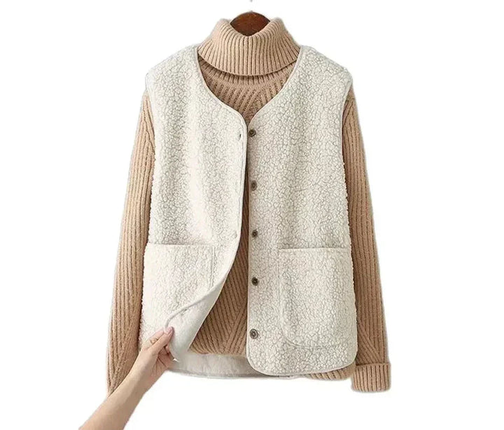 Kvinnors Outfit-set | Matchande Väst och Långärmade Toppar