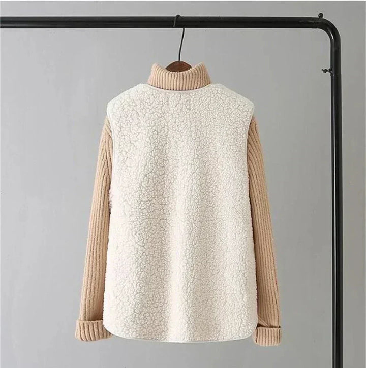 Kvinnors Outfit-set | Matchande Väst och Långärmade Toppar