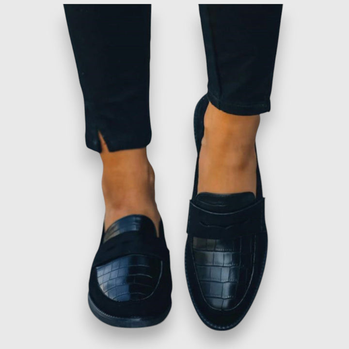 Loafers För Kvinnor | Texturerad Panel Stängd Tå