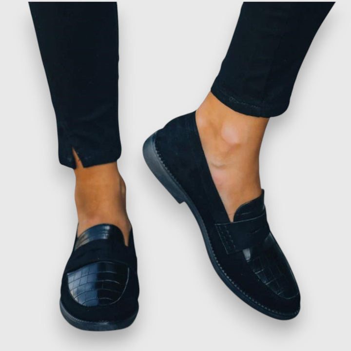 Loafers För Kvinnor | Texturerad Panel Stängd Tå