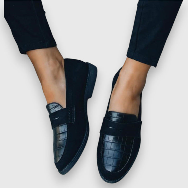 Loafers För Kvinnor | Texturerad Panel Stängd Tå