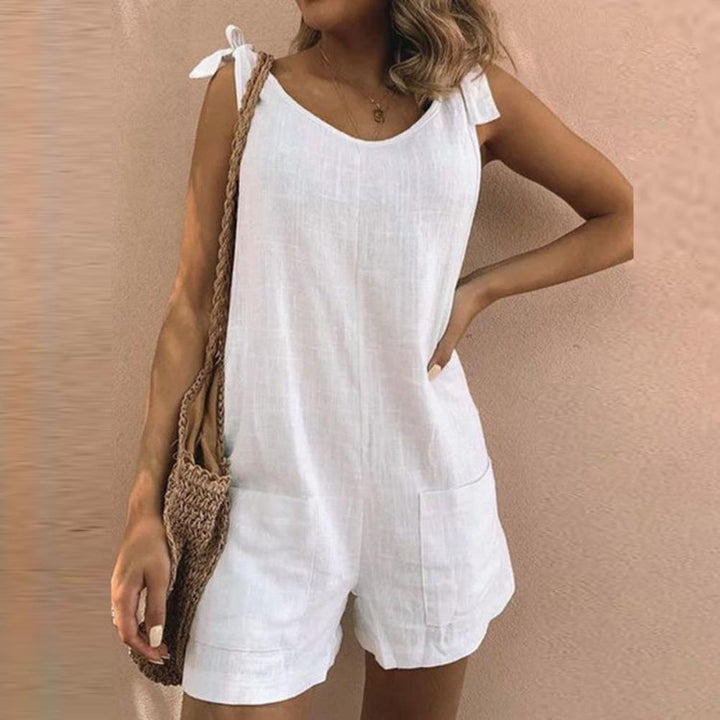 Kvinnors Playsuit | Slipsrem Pocket