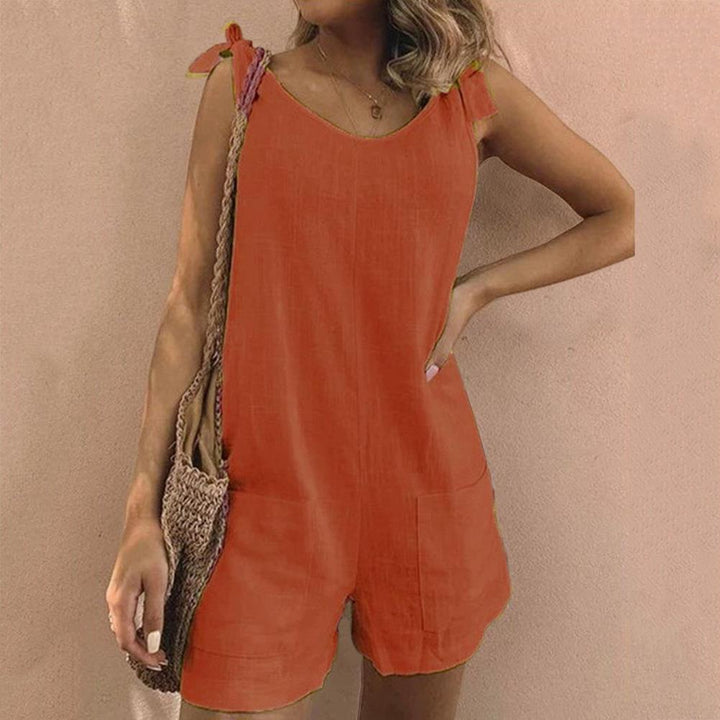 Kvinnors Playsuit | Slipsrem Pocket