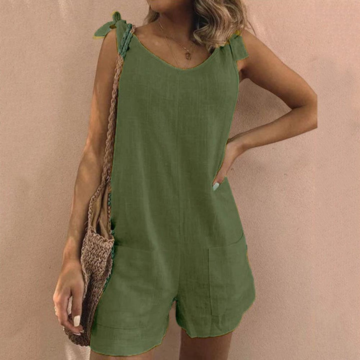 Kvinnors Playsuit | Slipsrem Pocket