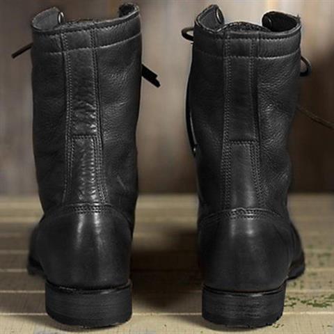 Kängor För Kvinnor | Snörning Mitten På Vaden Design