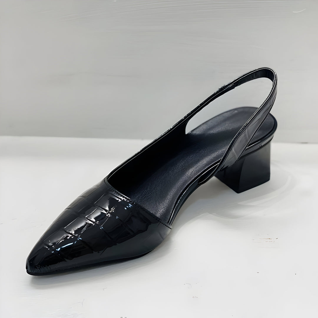 Lägenheter för Kvinnor | Spetsig Tå Slingback Stil