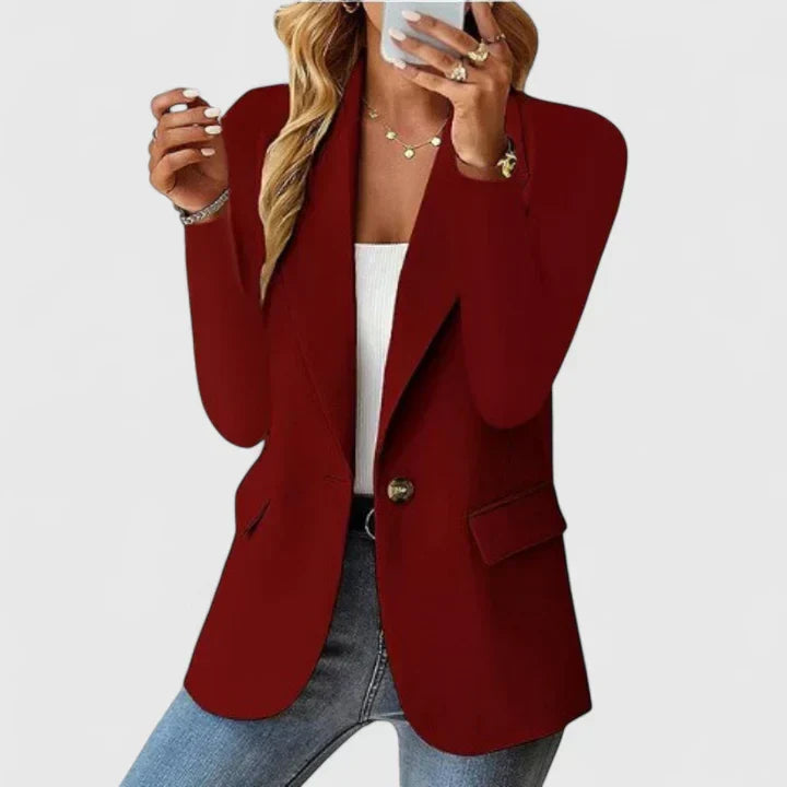Dam Blazer | Krage Enkel Knap
