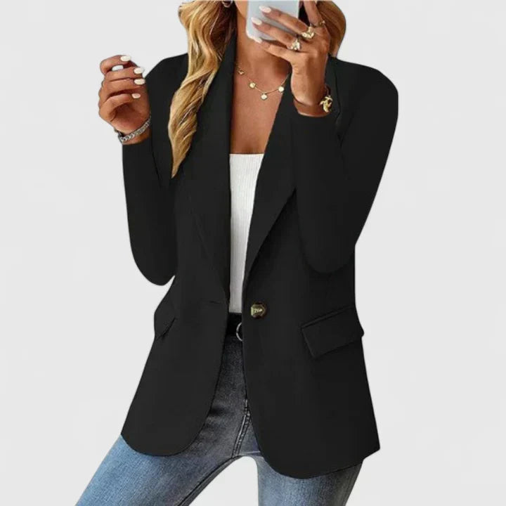 Dam Blazer | Krage Enkel Knap