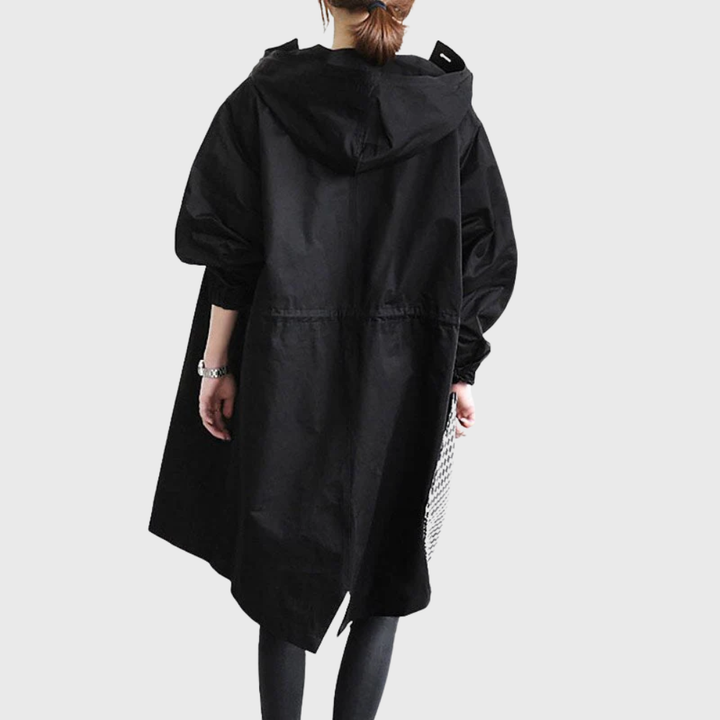 Kvinnors Kappa | Trench Longline Med Huva