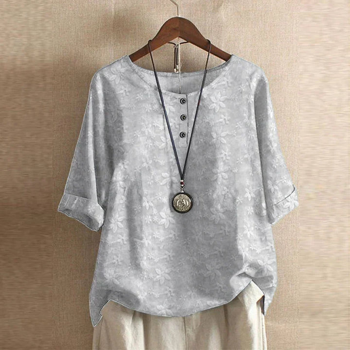 Kvinnors Blus | Vintage Blommönster