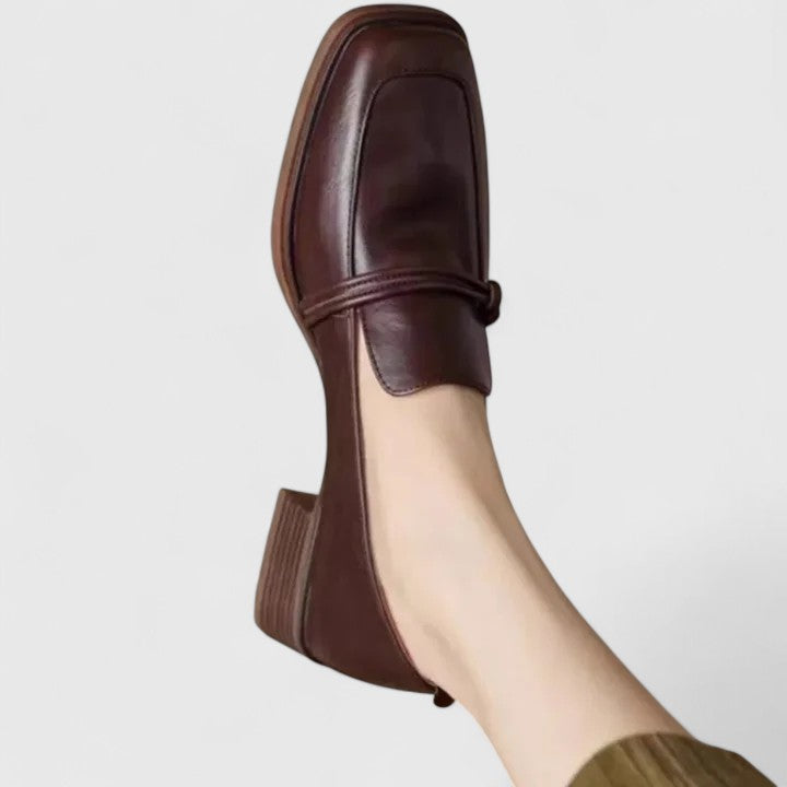 Loafers för kvinnor | Slip-On Fyrkantig Tå