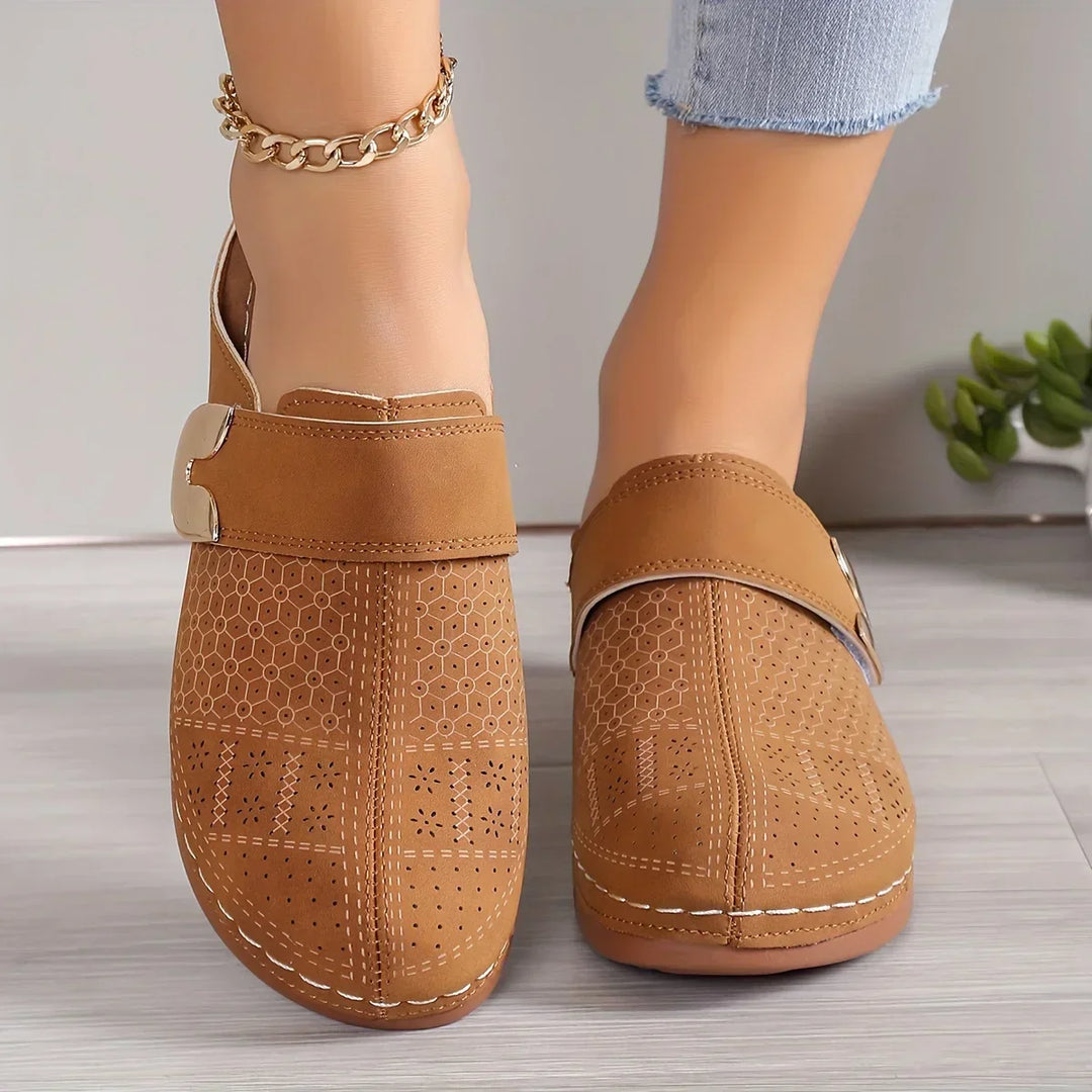 Kvinnors Wedge Sandaler | Perforerade Slip-On