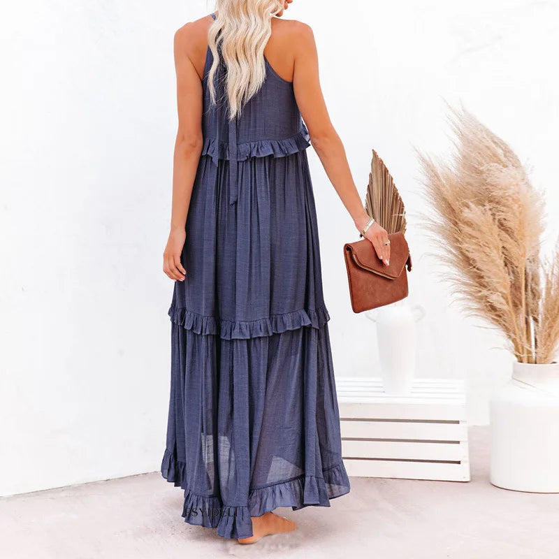 Kvinnors Klänning | Lagerdesign Maxi