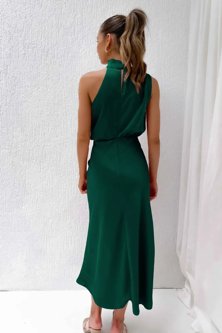 Kvinnors Aftonklänning | Halterneck Maxi