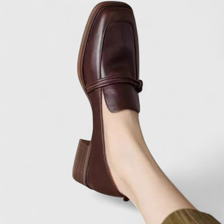 Loafers för kvinnor | Slip-On Fyrkantig Tå