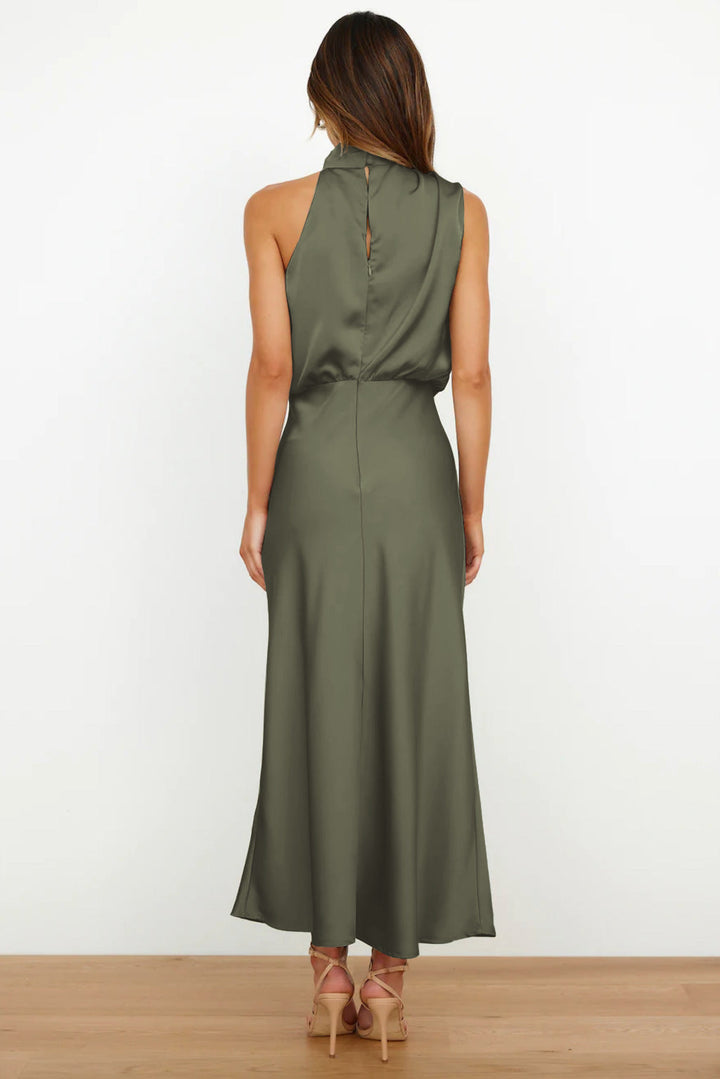 Kvinnors Aftonklänning | Halterneck Maxi