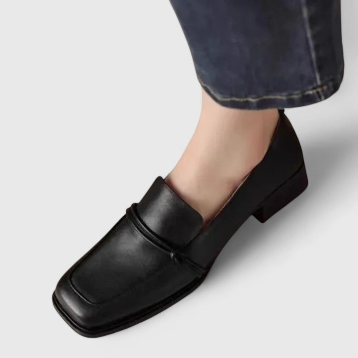 Loafers för kvinnor | Slip-On Fyrkantig Tå