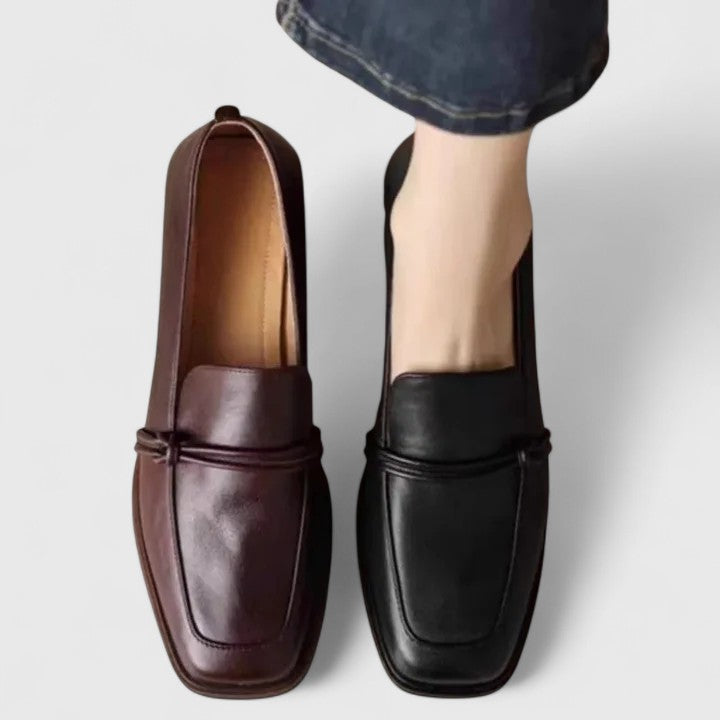 Loafers för kvinnor | Slip-On Fyrkantig Tå