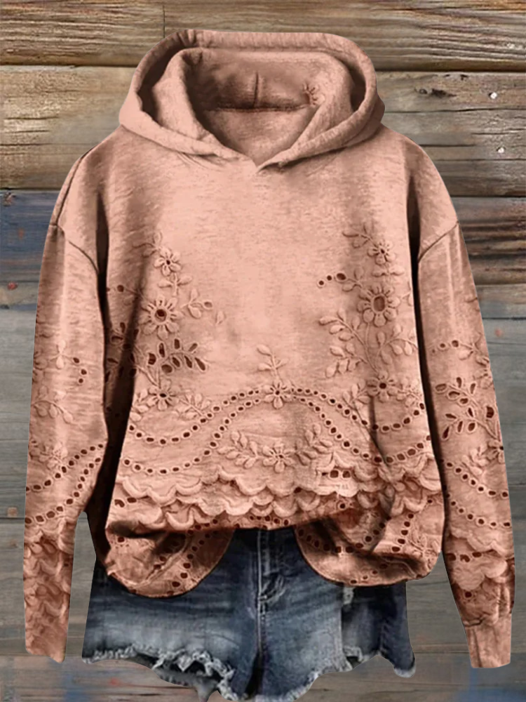 Damhoodies | Blommig Broderi