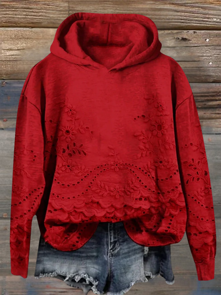 Damhoodies | Blommig Broderi