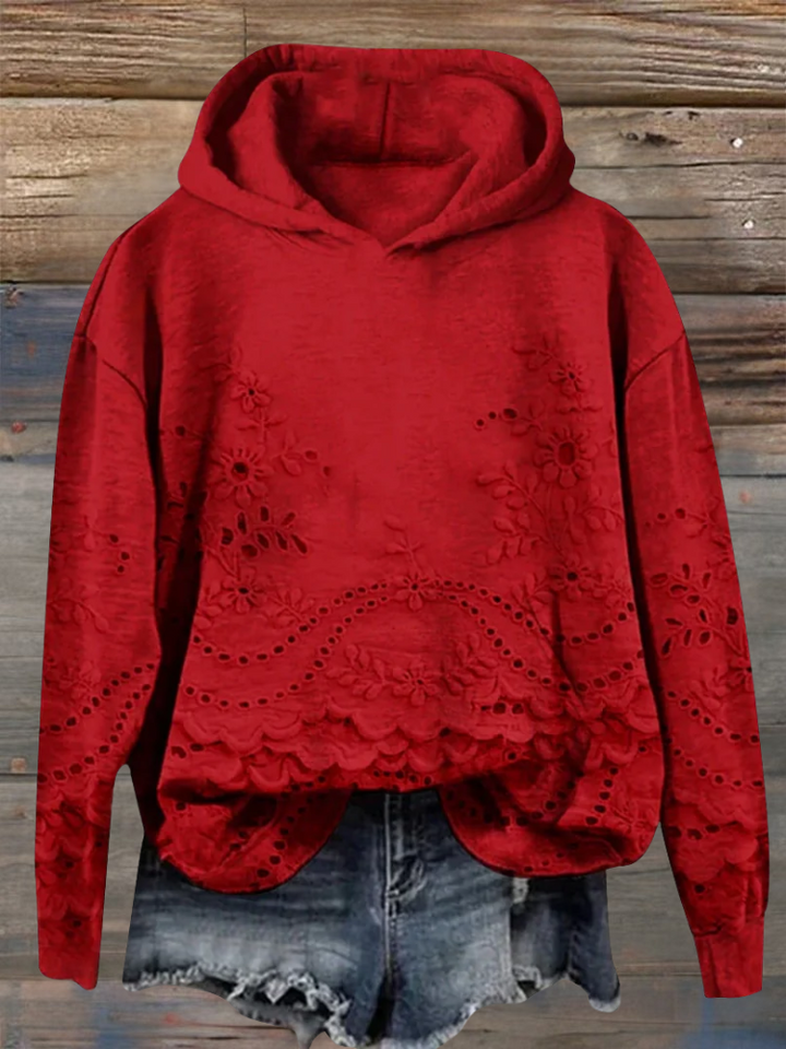 Damhoodies | Blommig Broderi