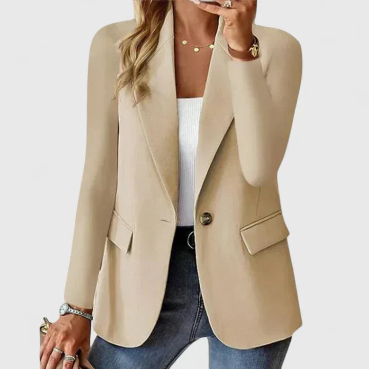Dam Blazer | Krage Enkel Knap