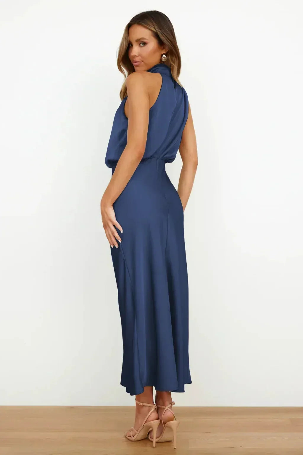 Kvinnors Aftonklänning | Halterneck Maxi