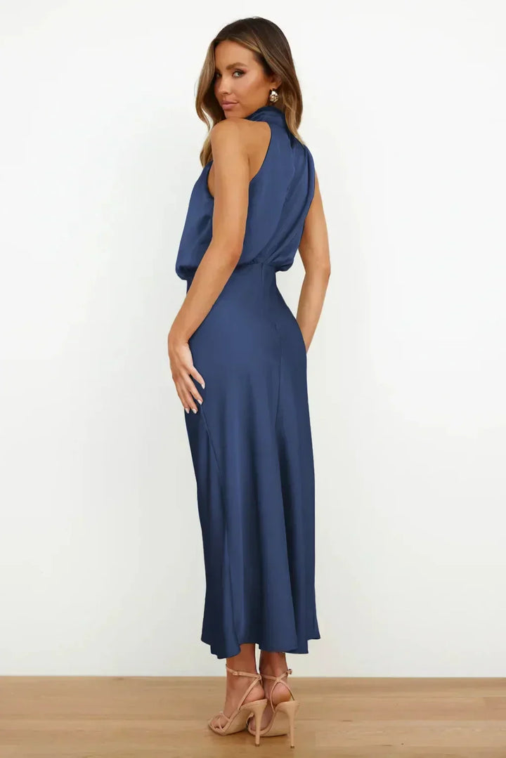 Kvinnors Aftonklänning | Halterneck Maxi