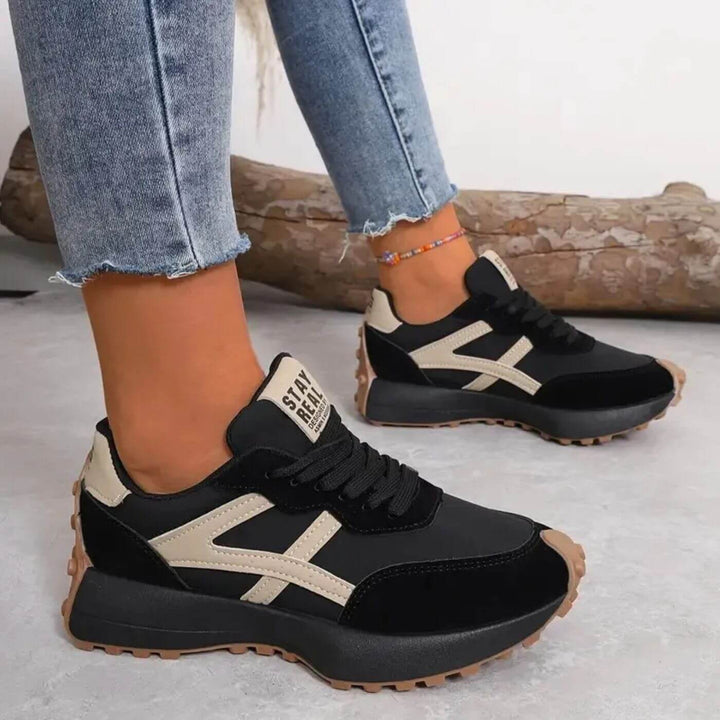 Sneakers För Kvinnor | Ortopedisk Panel Överdel Design