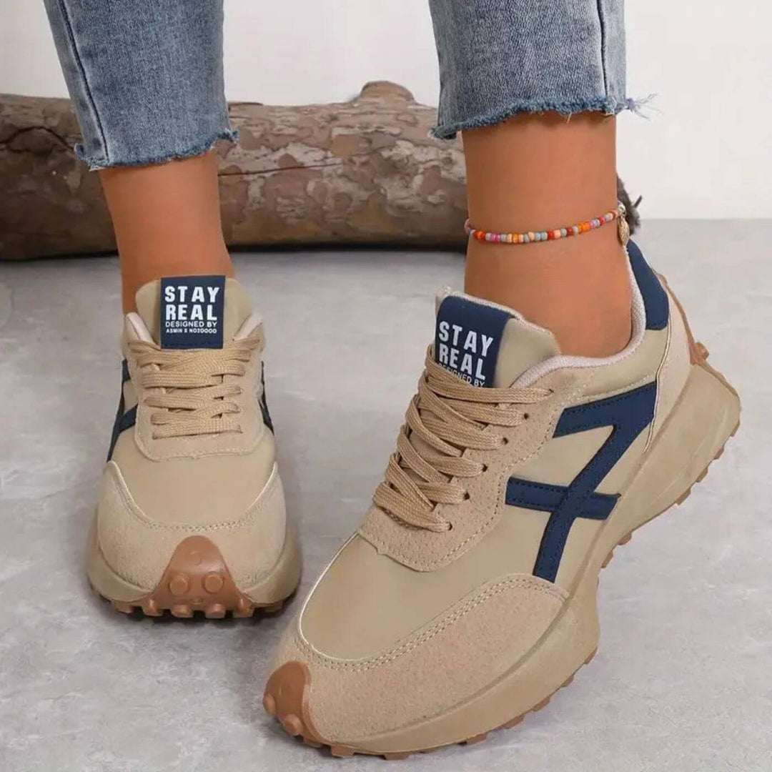 Sneakers För Kvinnor | Ortopedisk Panel Överdel Design