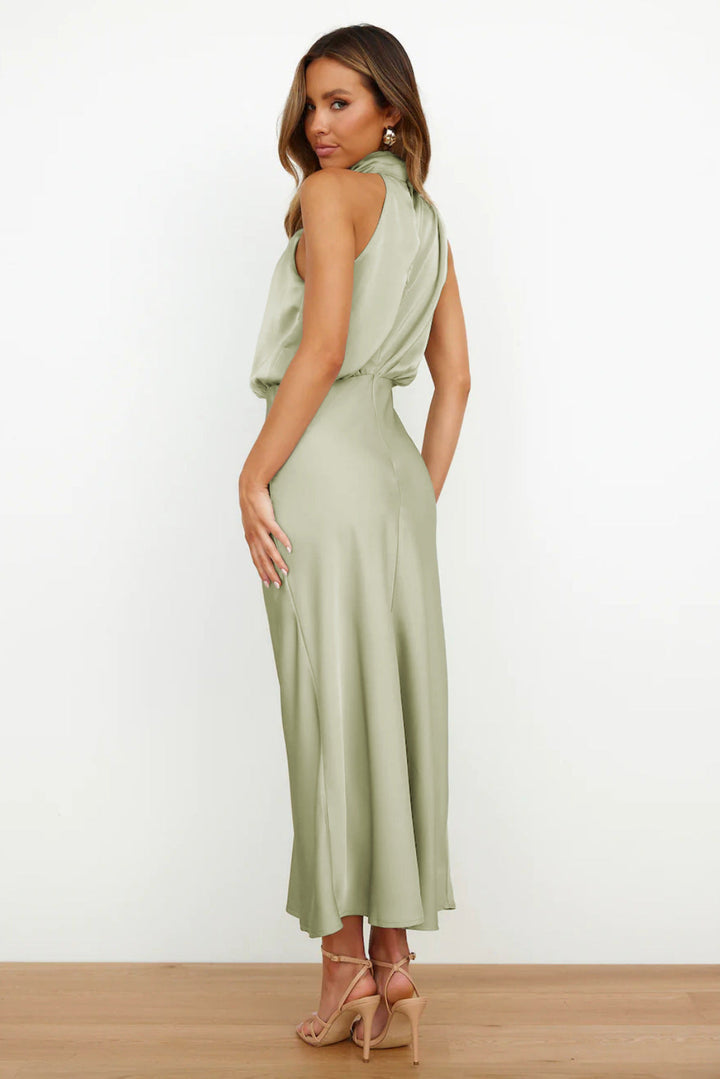 Kvinnors Aftonklänning | Halterneck Maxi