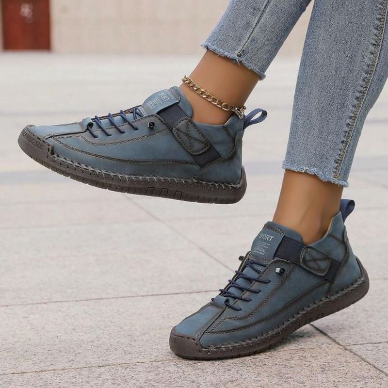 Sneakers För Kvinnor | Låg Klipp Snörningsdesign