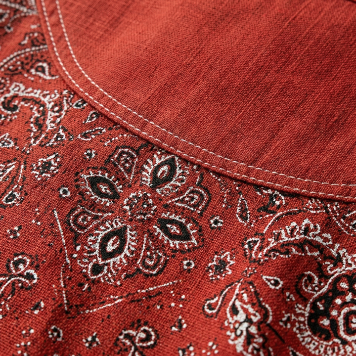 Kvinnors Blus | Långärmad Paisley