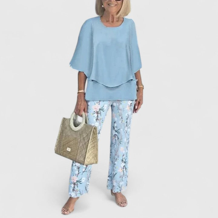 Kvinnors Koordinerad Set | Vidbenig Blommig