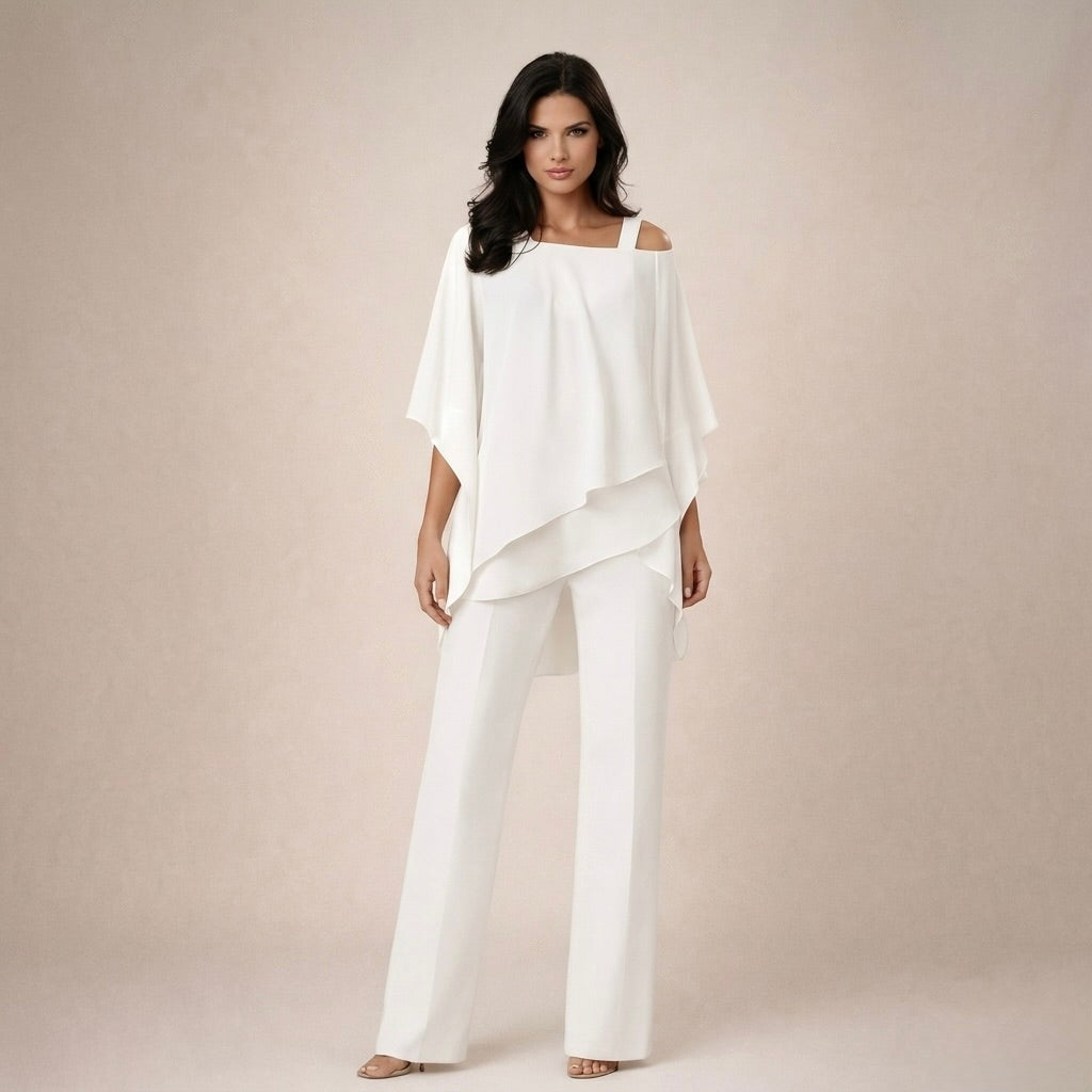 Kvinnors Tvådelade Set | Off-Shoulder Sommar
