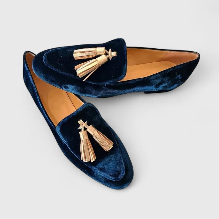 Loafers för kvinnor | Platta fransar slip-on