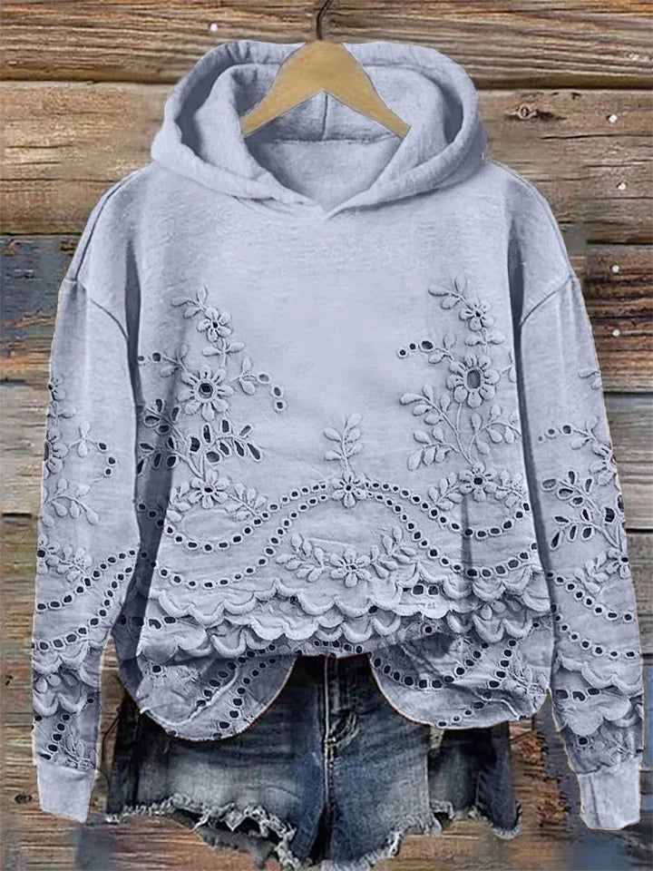 Damhoodies | Blommig Broderi