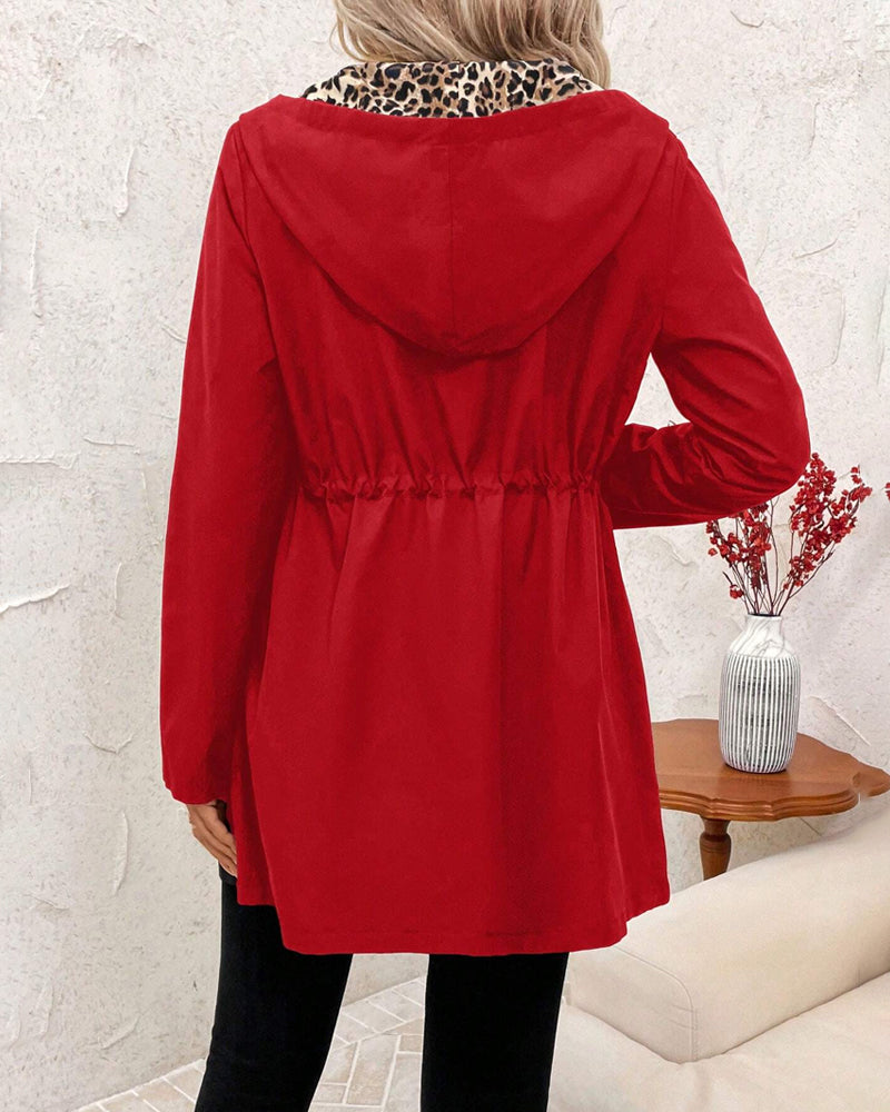 Kvinnors Jacka | Huva Med Fodrad Design